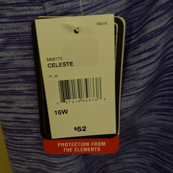 NWT 16W Tankini Top ZeroXposur Swimwear UPF 30 Sun Protection - Picture 6 of 6